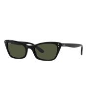 Vintage Cat-Eye Zonnebril Lady Burbank Ray-Ban , Black , Unisex