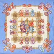 Pre-owned Silk scarves Hermès Vintage , Multicolor , Dames