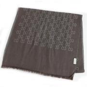 Pre-owned Wool scarves Gucci Vintage , Brown , Dames