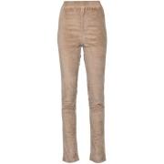 Bruine Leggings voor vrouwen UMA Wang , Beige , Dames