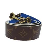 Pre-owned Canvas belts Louis Vuitton Vintage , Brown , Dames