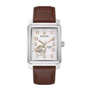 Automatisch Leren Horloge, Witte Kast Bulova , Gray , Heren