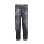 Slim Fit Grijze Jeans Dondup , Gray , Heren