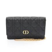 Pre-owned Leather dior-bags Dior Vintage , Black , Dames