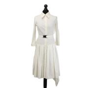 Pre-owned Cotton dresses Prada Vintage , White , Dames