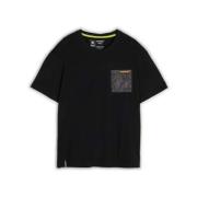 Urban Oversize Bedrukt T-shirt Zwart Munich , Black , Heren