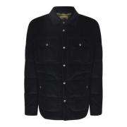 Blauwe Casual Overhemden Woolrich , Blue , Heren