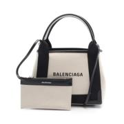 Pre-owned Leather balenciaga-bags Balenciaga Vintage , Beige , Dames