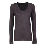 Katoenen Sweaters Gemaakt in Italië Avant Toi , Purple , Dames