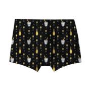 Luxe microfiber heren boxershorts MC2 Saint Barth , Black , Heren