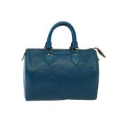 Pre-owned Leather louis-vuitton-bags Louis Vuitton Vintage , Blue , Da...