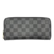 Pre-owned Canvas wallets Louis Vuitton Vintage , Black , Dames