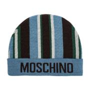 Hoed met Moschino logo Moschino , Blue , Unisex