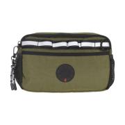 Multi-pocket Bananentas - Gecoate Canvas Redskins , Green , Heren