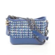 Pre-owned Fabric chanel-bags Chanel Vintage , Blue , Dames