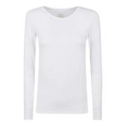 Witte T-shirts en Polos, Gemaakt in Italië Majestic Filatures , White ...