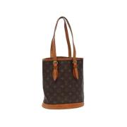 Pre-owned Canvas louis-vuitton-bags Louis Vuitton Vintage , Brown , Da...