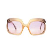 Pre-owned Plastic sunglasses Dior Vintage , Orange , Dames