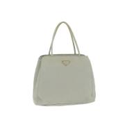 Pre-owned Nylon handbags Prada Vintage , Gray , Dames