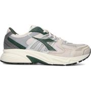 Groene Mesh Combi Runner Sneakers Diadora , Multicolor , Heren