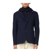 Blauwe Navy Jack Americana Stijl Manuel Ritz , Blue , Heren