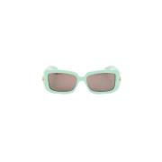 Pre-owned Fabric sunglasses Gucci Vintage , Green , Dames