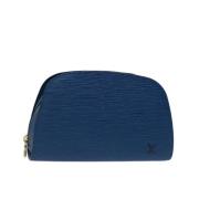 Pre-owned Leather louis-vuitton-bags Louis Vuitton Vintage , Blue , Da...