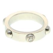 Pre-owned Fabric rings Louis Vuitton Vintage , Gray , Dames