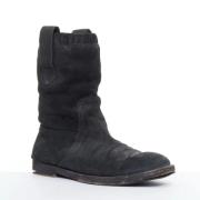 Pre-owned Leather boots Balenciaga Vintage , Black , Heren