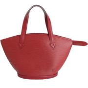 Pre-owned Leather louis-vuitton-bags Louis Vuitton Vintage , Red , Dam...