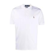 Casual korte mouw witte poloshirt Polo Ralph Lauren , White , Heren