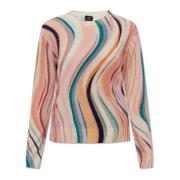 Gebreide trui met patroon PS By Paul Smith , Multicolor , Dames