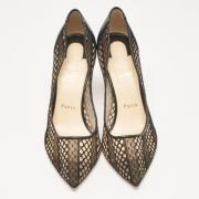 Pre-owned Lace heels Christian Louboutin Pre-owned , Black , Dames