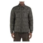 Logo Jacket Replay , Green , Heren