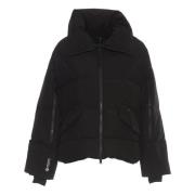 Zwarte GTX Donsjas Windstopper Aw24 Woolrich , Black , Dames