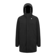 Parka K-Way , Black , Heren