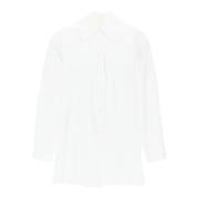 Oversized Katoenen Overhemd met Lange Mouwen Jil Sander , White , Dame...