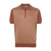 Casual Polo Shirt in Bruin Corneliani , Brown , Heren