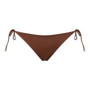 Kanten Slipjes Set Zwart Wit MC2 Saint Barth , Brown , Dames