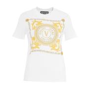 T-Shirts Versace , White , Dames