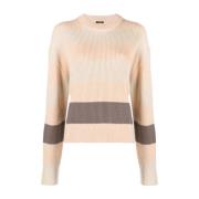 Beige Kasjmier Katoen Casual Sweater Joseph , Beige , Dames