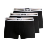 Mannen Trunk Ondergoed 3-Pack Hugo Boss , Black , Heren