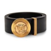 Vitello Riemencollectie Versace , Black , Heren