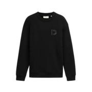 Circularity Crew Neck Zwart Shirt Tom Tailor , Black , Heren