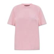 T-shirt met logo Rotate Birger Christensen , Pink , Dames