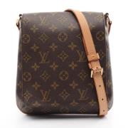 Pre-owned Canvas shoulder-bags Louis Vuitton Vintage , Brown , Dames