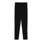 Elegante Polyester Elastaan Broek Twinset , Black , Dames