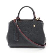 Pre-owned Leather louis-vuitton-bags Louis Vuitton Vintage , Blue , Da...