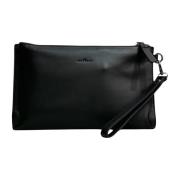 Zwarte Rits Pochette Tas John Richmond , Black , Dames