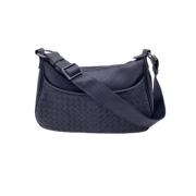 Pre-owned Canvas shoulder-bags Bottega Veneta Vintage , Black , Dames